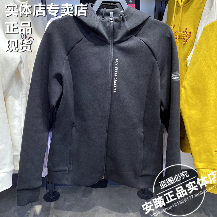 安踏2021春款女针织运动上衣162117...