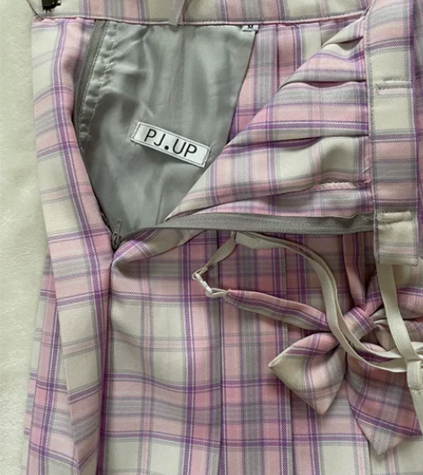 PJ.UP jk制服裙原创【云端】浅粉jk...