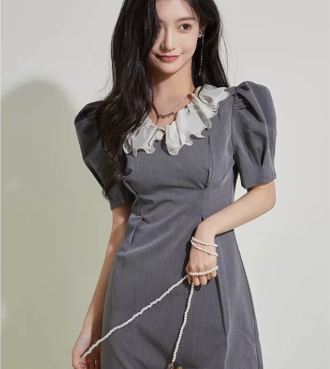 Dinowang迪迪不畏 安妮小姐 花边领...
