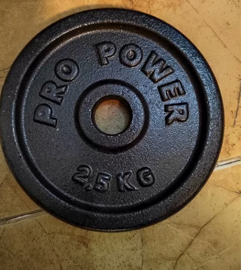 哑铃 片 2.5公斤   一共有六个，一个...