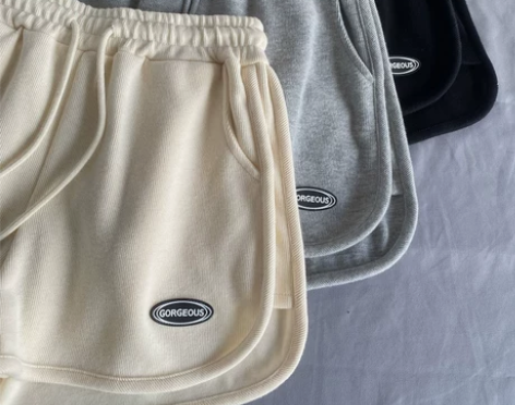 韩范显白！夏季纯棉休闲运动短裤女夏宽松居家...