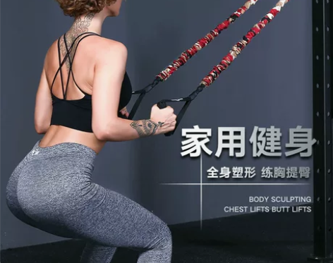 弹力绳弹力带拉力带翘臀力量拉力绳家用胸肌训...