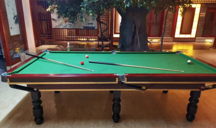 蒂茗台球桌标准型美式黑八桌球台台球