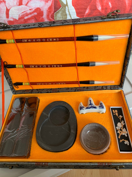 雅致文房四宝 书法爱好者的最爱！全新。自用...