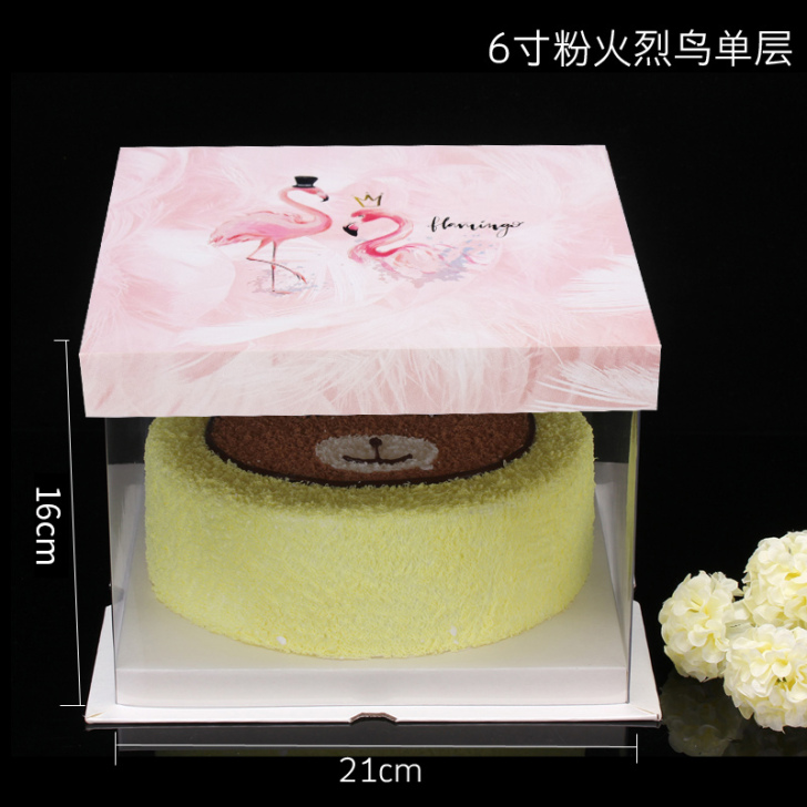 火烈鸟蛋糕盒4套。