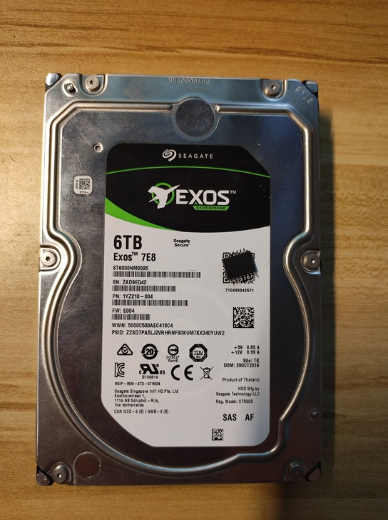 99新希捷银河Exos 7E8企业级6TB...