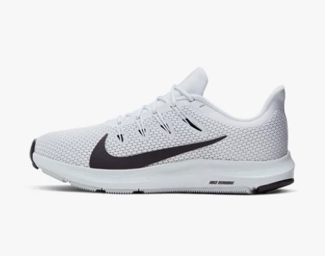 Nike 耐克官方跑步鞋 白色38码，网面...