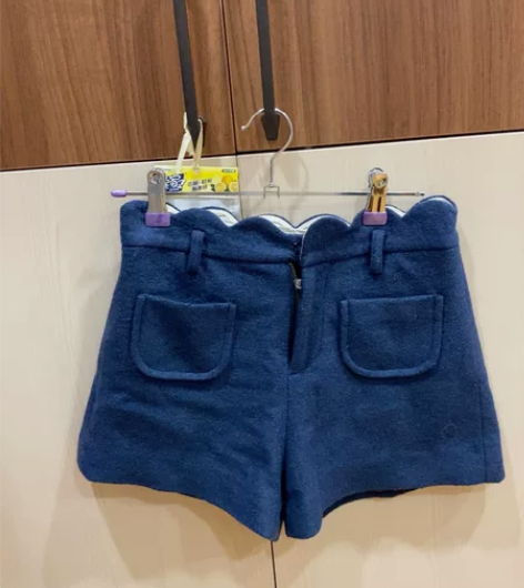 欧时力 羊毛 女 秋冬 复古短裤 xs 仅...