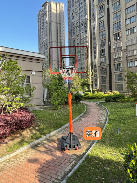 高配版成人投篮架户外训练儿童移动家用可升降...
