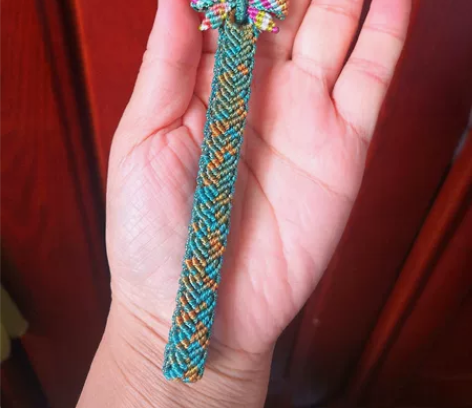 手机挂绳（段染线幻彩线编制、大小可自定、也...