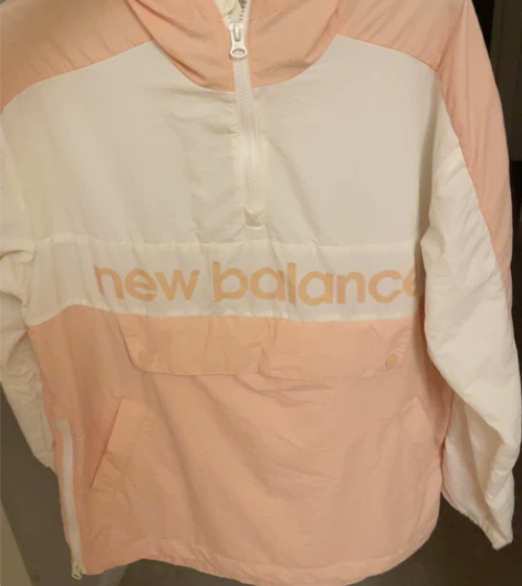 新百伦new balance粉色卫衣s码无...