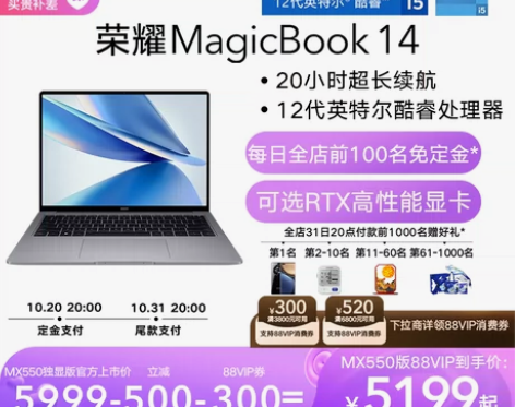 HONOR/荣耀MagicBook 14 ...