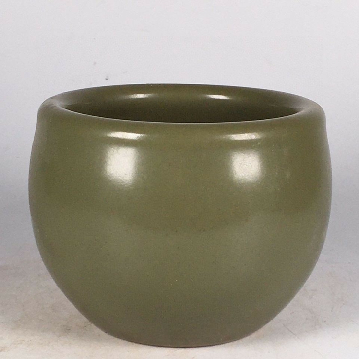 大明嘉庆年制青瓷茶叶末釉招财小缸老古董问完...