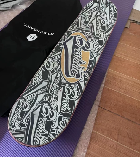 DBH专业滑板,95新全能轮动作轮全套送背...