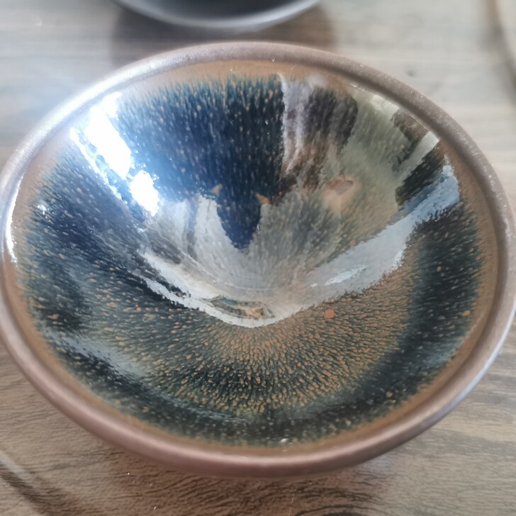 柴烧 建盏 微瑕 通天龙窑