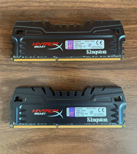 金士顿DDR3骇客神条2×4G，双通道套装...