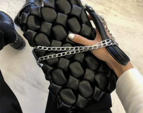 新款百搭手拿包单肩斜挎包 颜色分类黑色轻微...