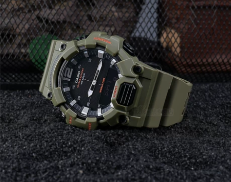 CASIO卡西欧手表男电子表运动潮流双显防...