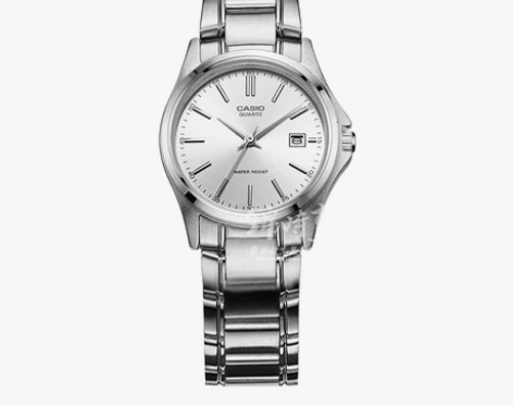 海外直邮 卡西欧 casio时尚钢带防水女...