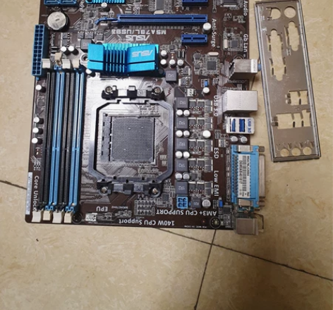 华硕M5A78主板带档板，功能正常使用。 ...