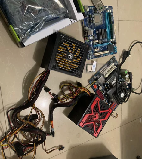 技嘉g41主板+昂达n61 gt主板+45...