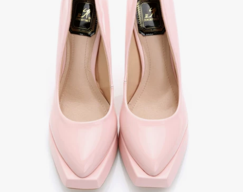 2015新款秋尖头细跟真皮防水台超高跟鞋a...