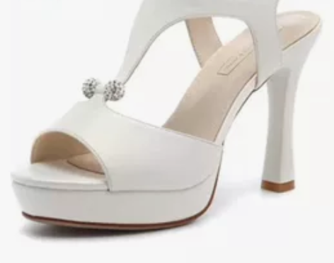 转卖达芙妮,卓诗尼鱼嘴高镶钻跟凉鞋 卓诗尼...