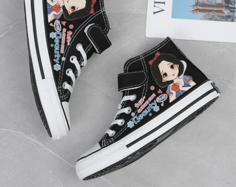 帆布鞋 板鞋帆布鞋2022高帮新款女学生百...