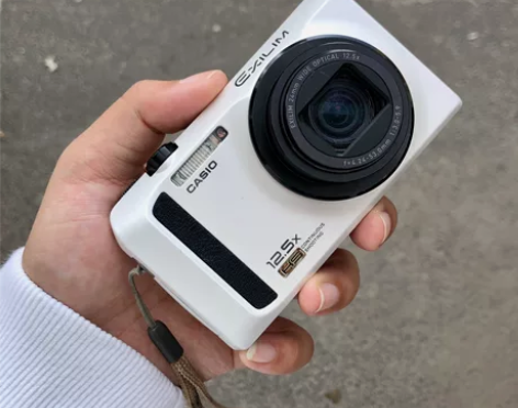【实价】卡西欧奶白zr100 复古ccd数...