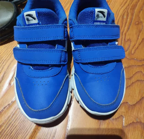 安踏童鞋幼儿园鞋12C180cm没怎么穿，...