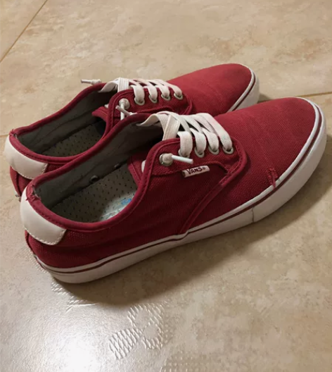 vans正品经典红色男鞋。 【全场满两件或...