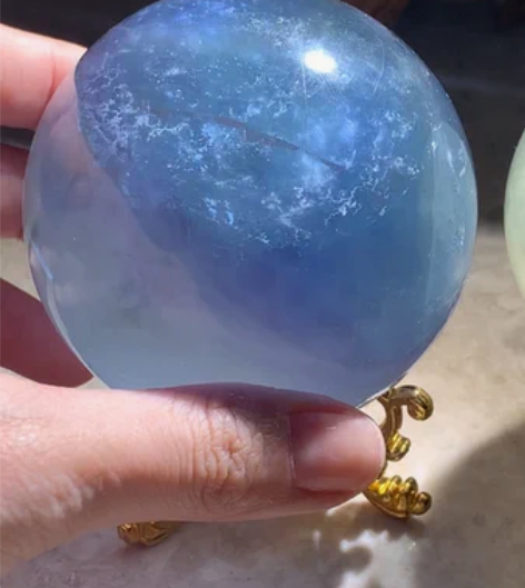 特价 梦幻蓝萤石球，6.8cm，265r，...