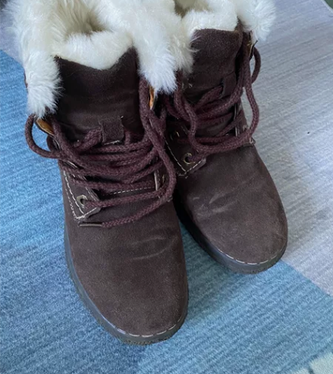 骆驼棉短靴38码 看图。内长240 不知道...