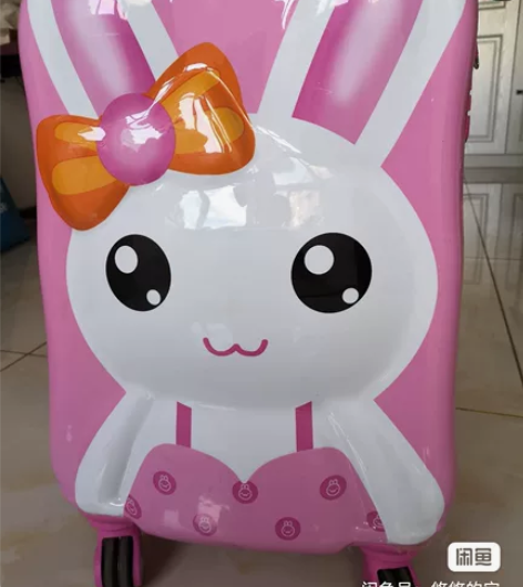儿童行李箱可爱兔子儿童拉杆箱旅行箱万向轮1...