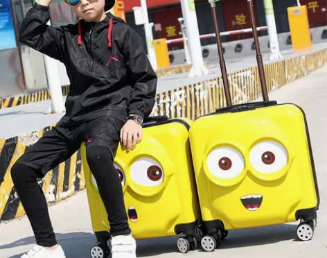 全新，卡通儿童拉杆箱女18寸小男孩皮箱旅行...