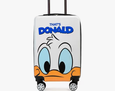 网红鸭行李箱儿童可爱20寸登机男生万向轮女...