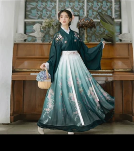 【晋制汉服】可换科幻 丝若莲全套M，前娘洗...