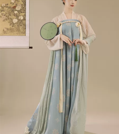 【出】桔屿原创汉服女【长安花】唐制齐胸衫裙...