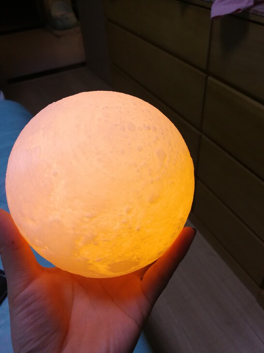 小夜灯，少女的魔法球，有暖色有冷色，拍照神...