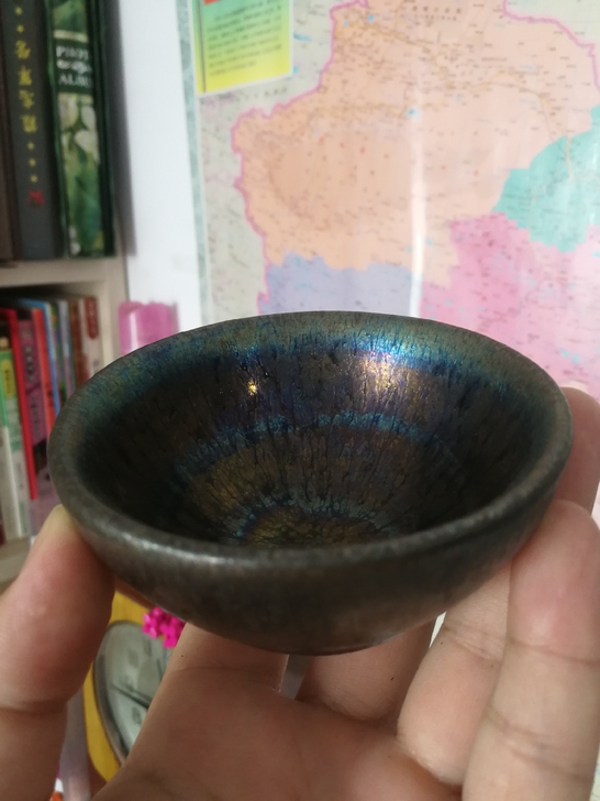 早期，建盏名家一个，品相完好，口径9厘米！
