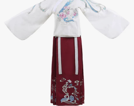 凤来仪汉服女交领袄裙古装琵琶袖明制马面裙中...