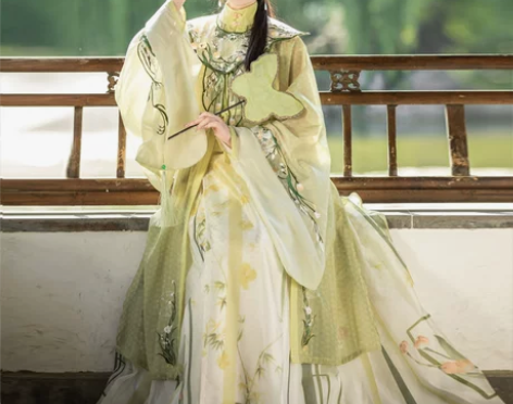 汉服裳云兮原创(水夜香合)竖领大襟衫马面裙...