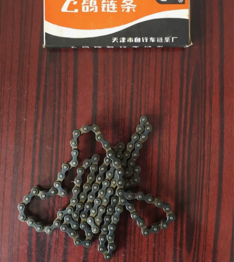 八九十年代库存全新老飞鸽自行车链条 正品老...