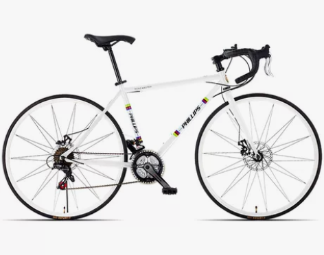 菲利普破风自行车公路车铝合金变速弯把成人男...