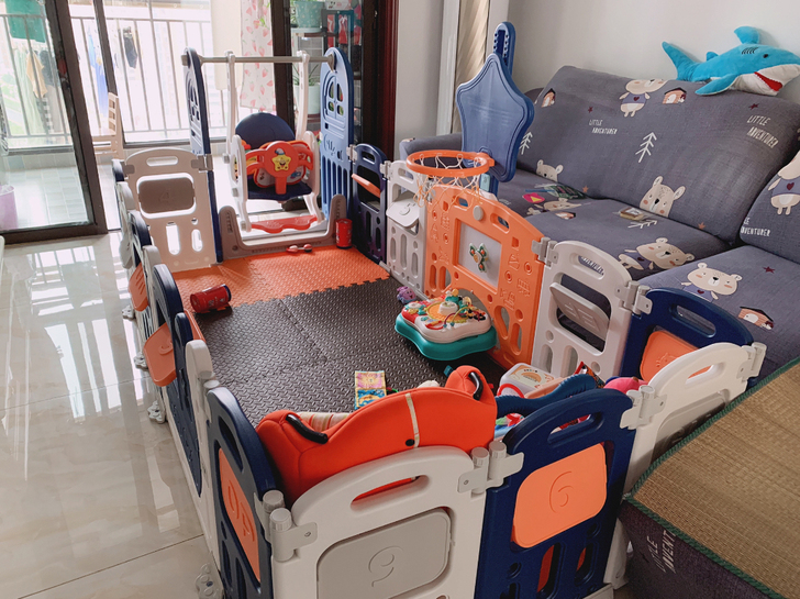 12+2片，有秋千，篮球架，99新，才用了...