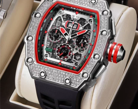 理查德非机械手表男氚气高档帅气男表时尚正