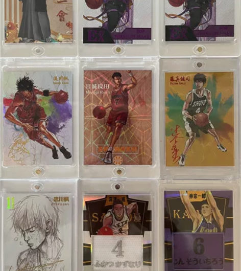 摩卡灌篮高手第二弹 9张带编卡如图 需要啥...