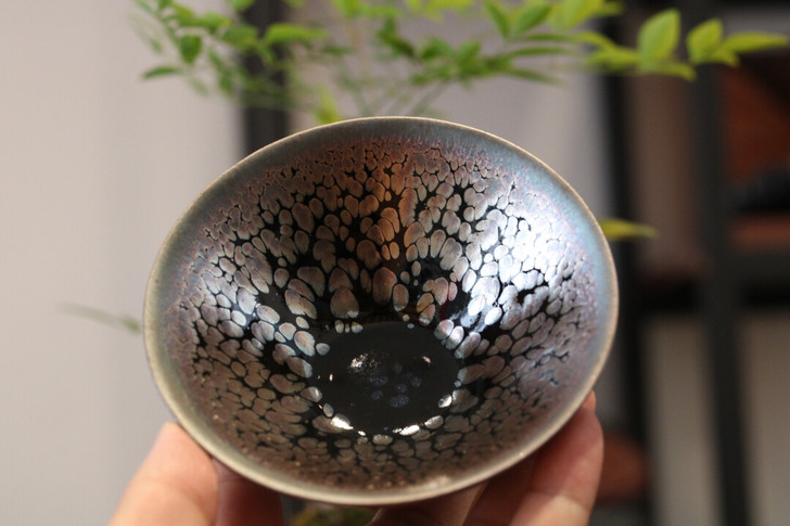 建盏-孤品紫金油滴