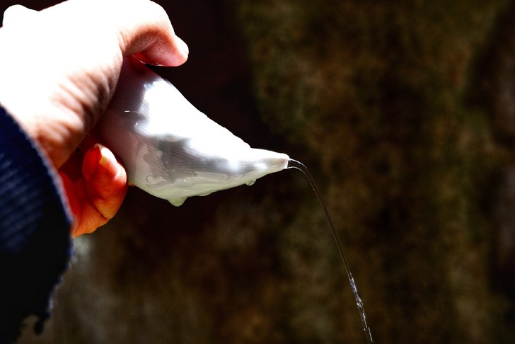 文房水滴仿生竹笋砚滴，手工精制