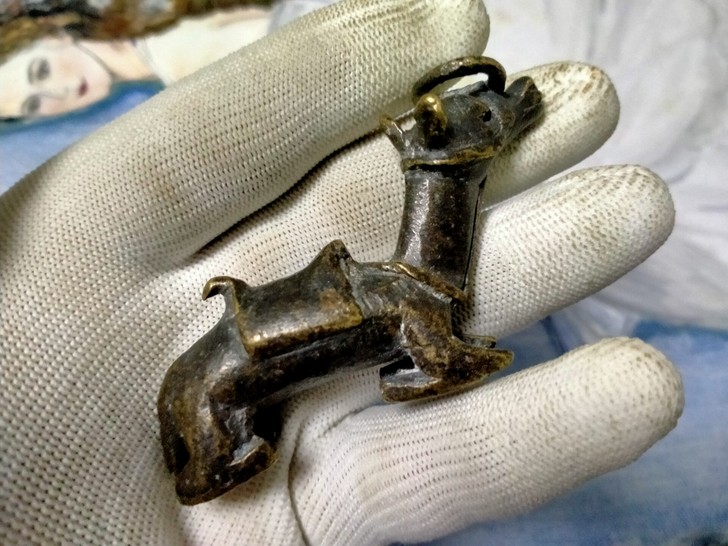 古董 笔搁 民国 回流 西洋 欧洲 牛 如...